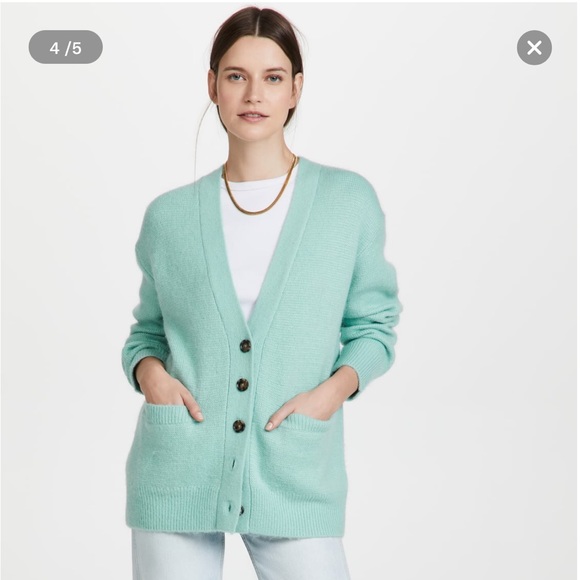 NWT! RE/DONE 90s oversized cardigan - Picture 5 of 9